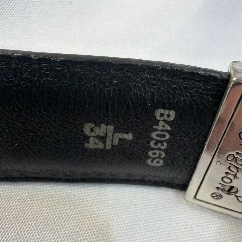 Vintage Brighton Hearts Reversibl Belt Bro/blk Size 34 L Y2K‎ Vintage 573